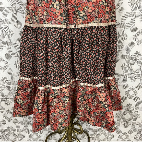 Vintage 70's Prairie Dress - Picture 7 of 11
